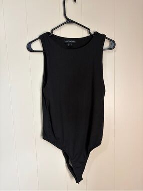 Streetwear Society Black Sleeveless Scoop-Neck Bodysuit